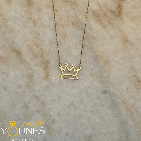 گردنبند تاج طلا